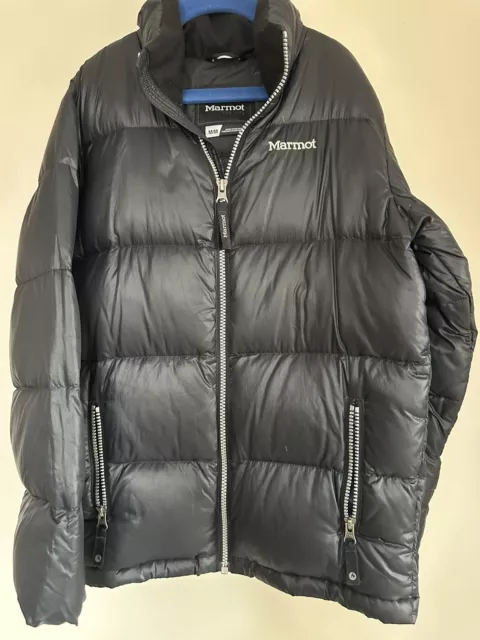 Marmot Boys Black Down Jacket Size m Boys