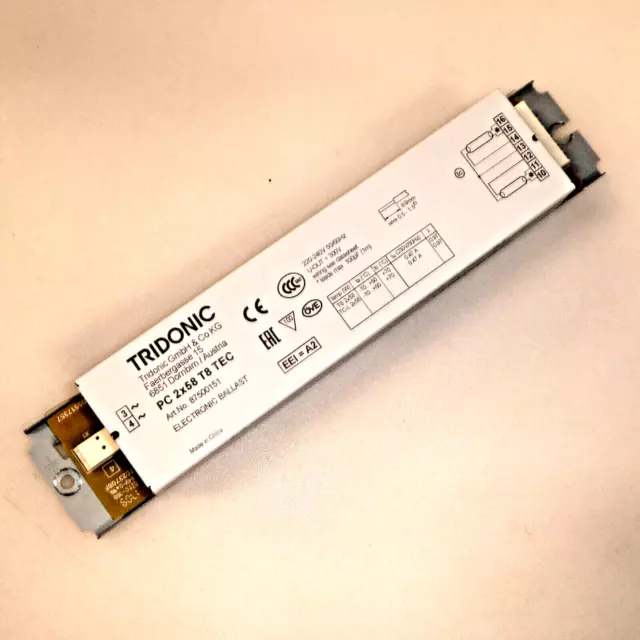 Tridonic ballast pc 2x58 t8 tec deals