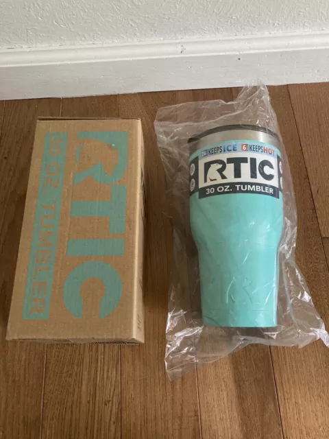 RTIC 30oz Thermal Tumbler Teal Hot/Cold Water Bottle