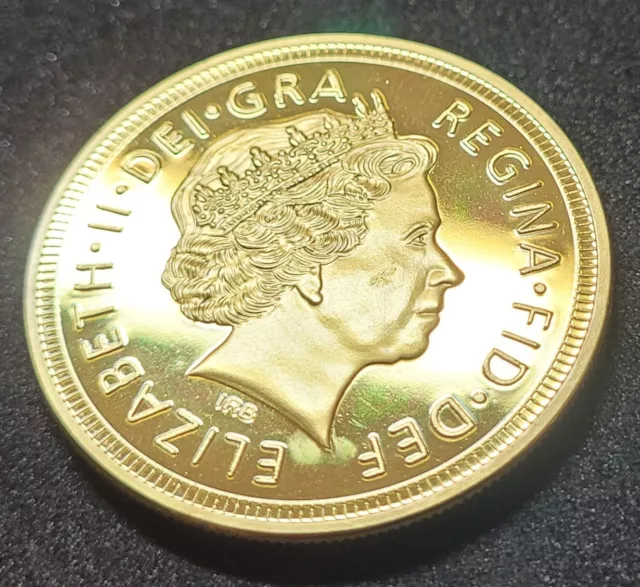 💥2022 The Queens Platinum Jubilee Commemorative Gold Coin Rare Collectable