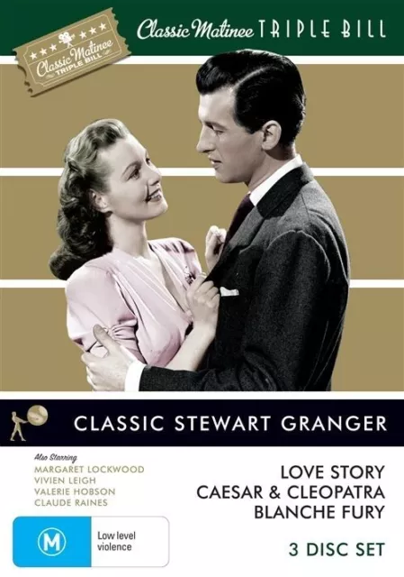 Classic Matinee Triple Bill - Classic Stewart Granger (DVD, 3-Disc Set) R-4- NEW
