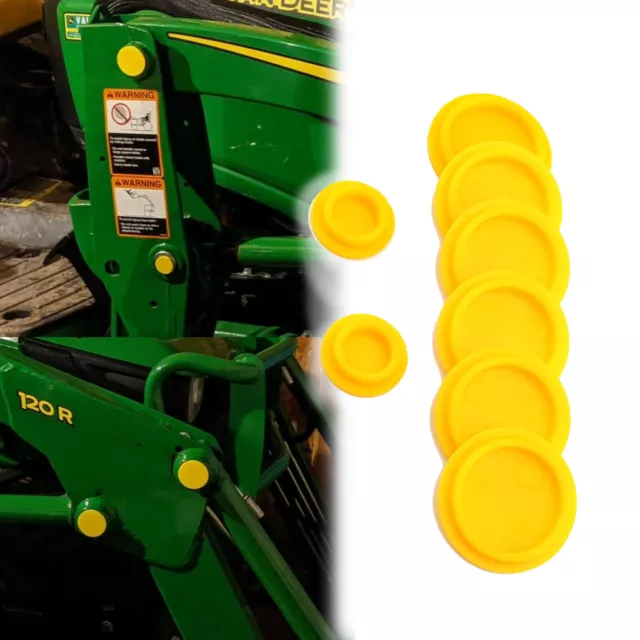 Yellow For 120 Loader John Deere 1023E 1025R 2025R Compact Tractor Grease Caps