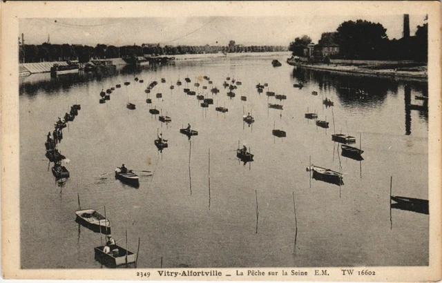 CPA VITRY - Aéfortville - Peche sur le Seine (145676)