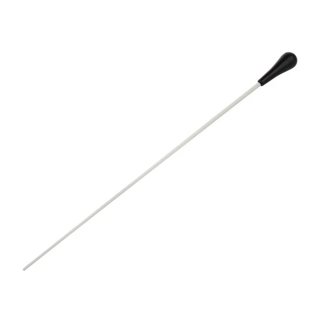 Black ABS Handle Musical Music Conductor Gift White 15inch L5L1