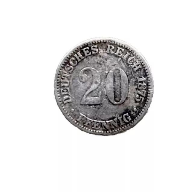 20 Pfennig - Deutsches Reich - 1875 - B  -