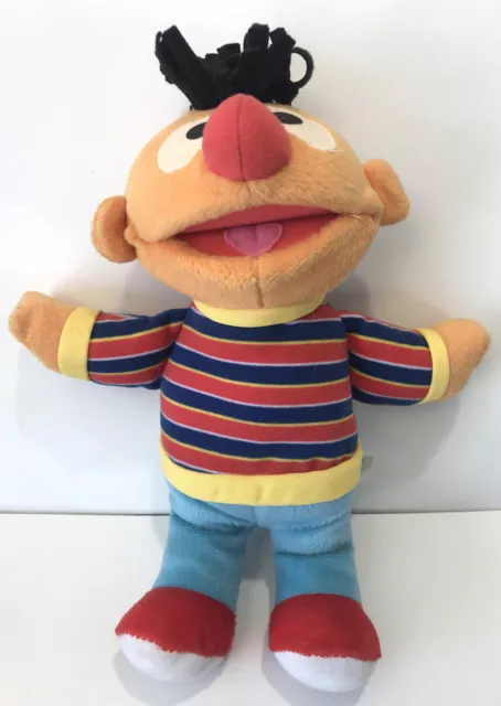 Ernie Sesame Street 11" Plush Doll 2002 Mattel Fisher-Price