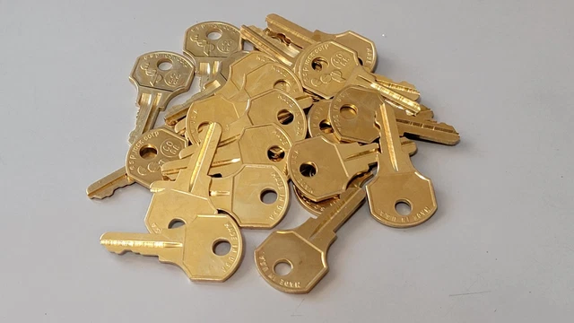 10 X Simplex B Key Cat 30 for Fire Alarm Pulls or Boxes & Simplex Time Clock