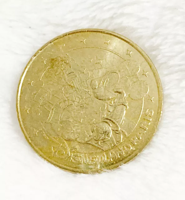 Disneyland Paris, Collector Coin Mickey Mouse with Sleeping Beauty’s Castle