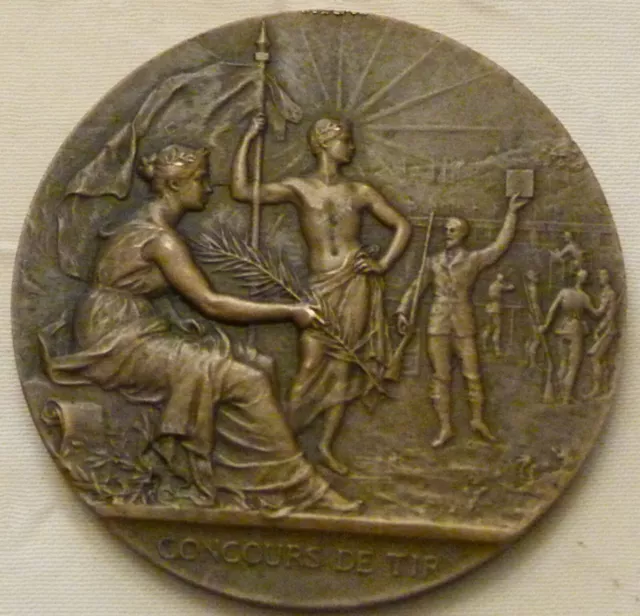 Médaille, concours de tir Prix Offert par le Ministre de la Guerre, bronze 50mm