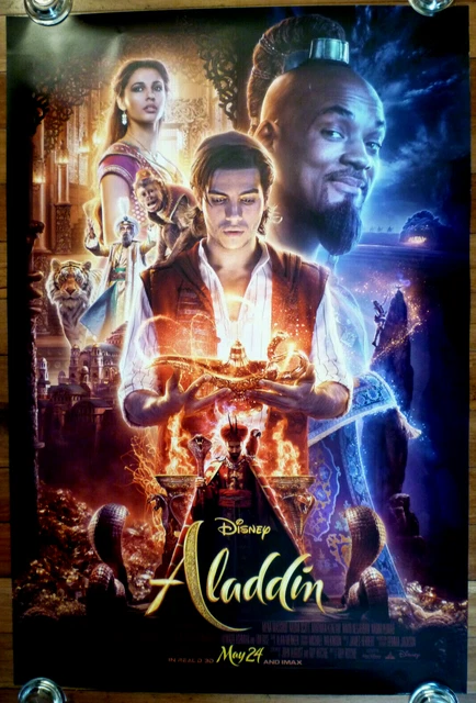 ALADDIN DISNEY ORIGINAL 2019 Australian Advance One Sheet Movie Poster ...