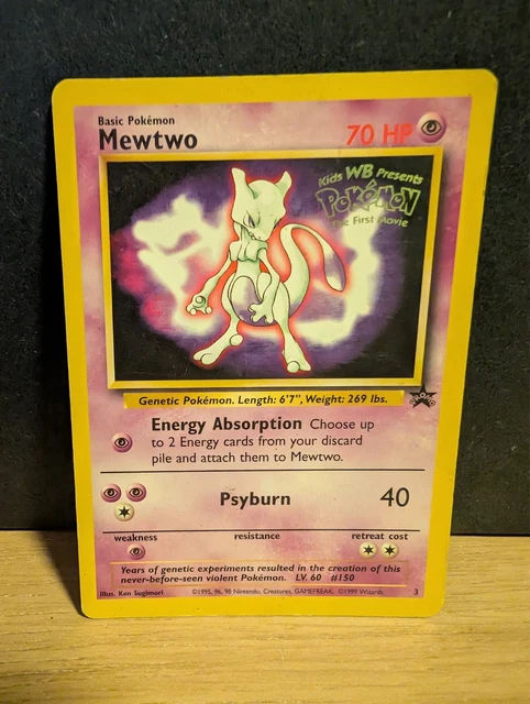 Pokemon Card Mewtwo And Mew GX SM191 Black Star Promo Full Art Ultra Rare Nm Tcg