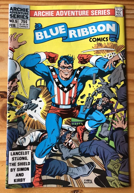 Blue Ribbon Comics #5 Archie Adventure 1984 Jack Kirby Lancelot Strong! See Pics