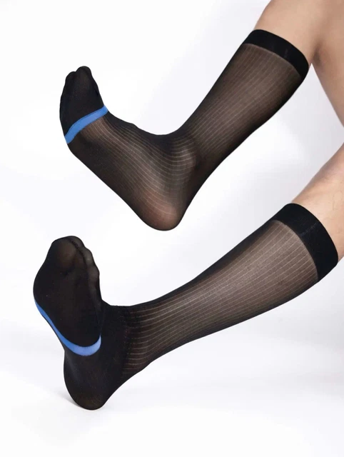 Lot De 3 Paires De Mi-bas Habillés NEOFAN – Homme – Noir, Bleu, Gris – Taille 39/46 – Neufs Avec étiquettes