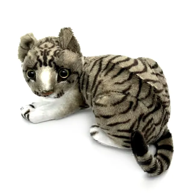 Cute Realistic Cat Plush Toy Lifelike Simulation Stuffed Animal Dolls Kids Gifts