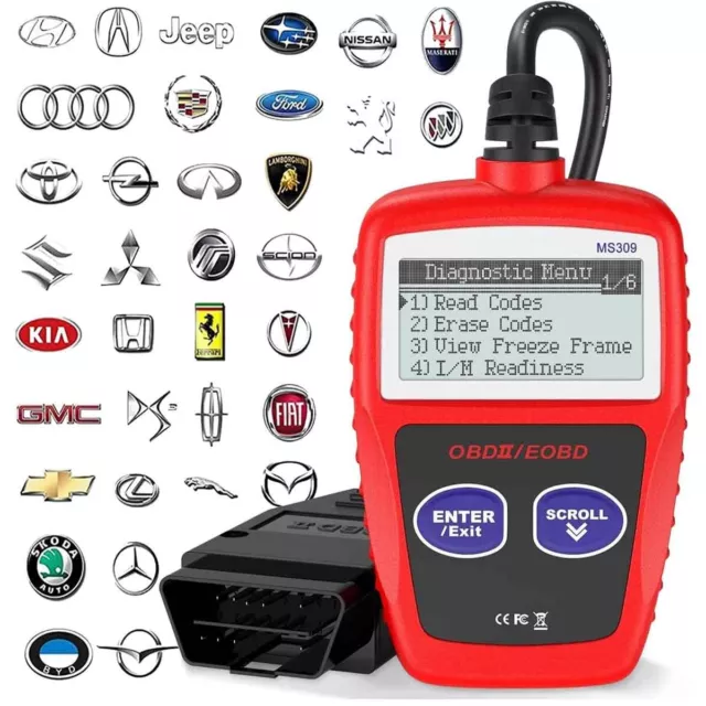 OBD2 Scanner MS309 Universal Car Engine Fault Code Reader, Diagnostic Scan Tool