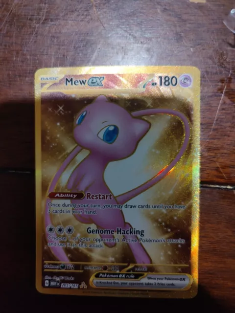 Mew ex - 205/165 151 Gold Pokemon - NM/LP – The PokéTrade Emporium