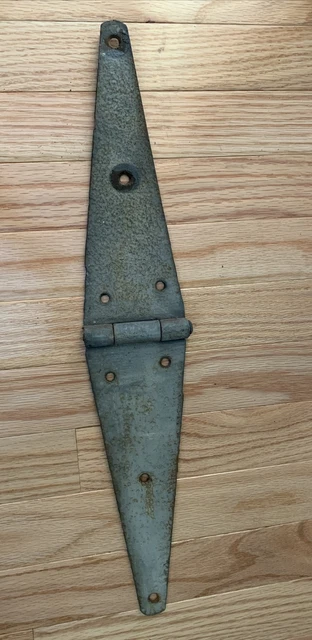 Antique Cast Iron 20.5" Barn Door Strap Hinge Long
