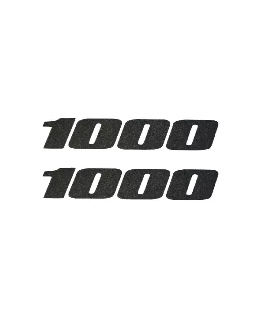 2 x 1000 Vinyl Decal Stickers 100mm x 18mm Motorbike Motorcycle Tank Fairing