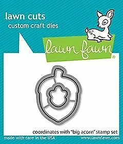 Lawn Fawn Big Acorn - Lawn Cuts Custom Craft Dies