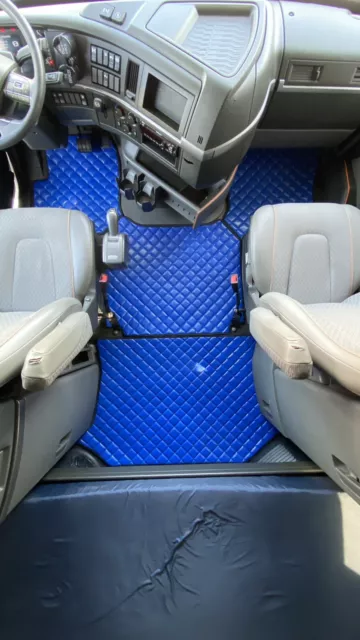 Volvo VNL 740 760  Eco Leather floor Mats Fits Year Models 2019+