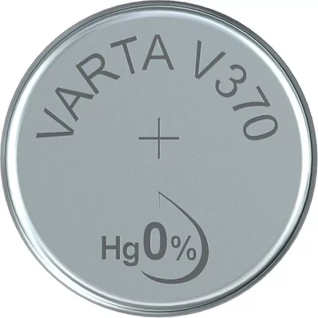 VARTA Watch cella a bottone batteria orologio ossido d'argento V370 SR69 SR921 blister 1