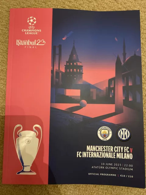 2023 Champions League Final Programme Manchester City