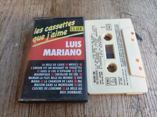 Luis Mariano Les Cassettes Que J'aime Compilation Cassette Audio Tape K7 Mc