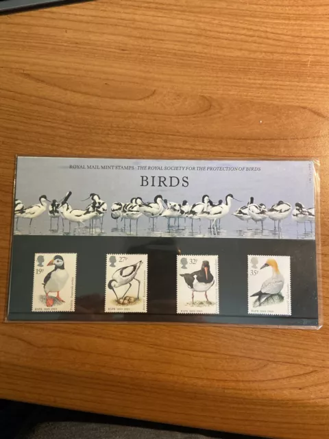 GB Presentation Pack 196 - 1989 RSPB Birds