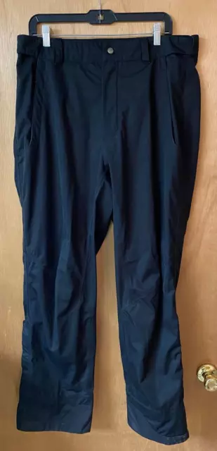 Sun Mountain Tour Series Golf Rain Pants Men's Black Waterproof - Size L