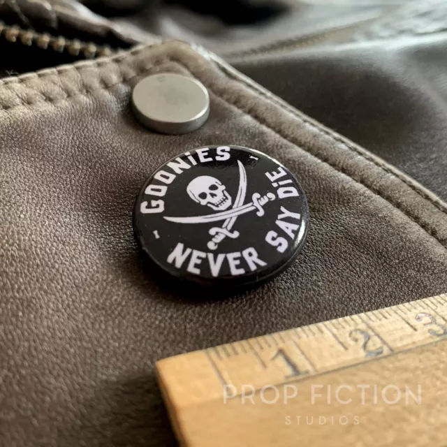 The Goonies - Prop ‘Goonies Never Say Die' 1” Cosplay Costume 25mm Button Badge