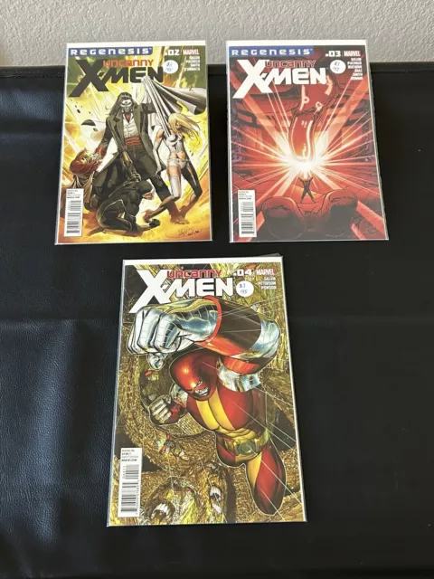 Uncanny X-Men #2,3,4 (Vol.2) Mr. Sinister REGENESIS Marvel Comics 2012