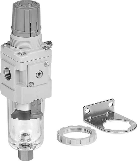 MCMASTERCARR CLEAN ROOM Compressed Air Filter/Regulator (P3298N12