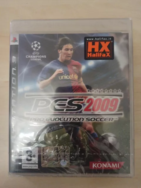 PRO EVOLUTION SOCCER PES 2009 nuovo sigillato PLAYSTATION 3 PS3 pal ita konami