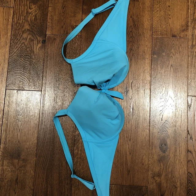 M&S BIKINI TOP Size 34G Turquoise Blue £2.10 - PicClick UK