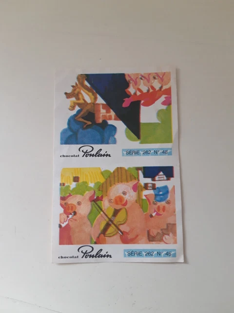 bols jaunes publicitaire chocolat POULAIN