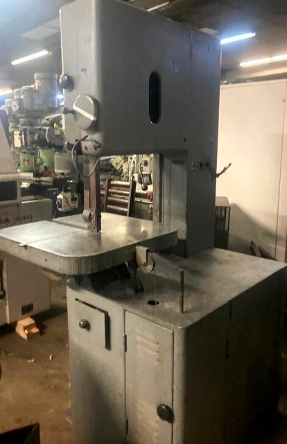 18" Grob Vertical Bandsaw Metalworking With Blade Welder Extra Blades