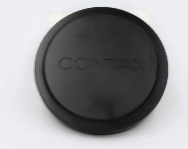Neuwertiger Original CONTAX METALL-OBJEKTIVDECKEL 99 mm K-94 für Hood 1.2...