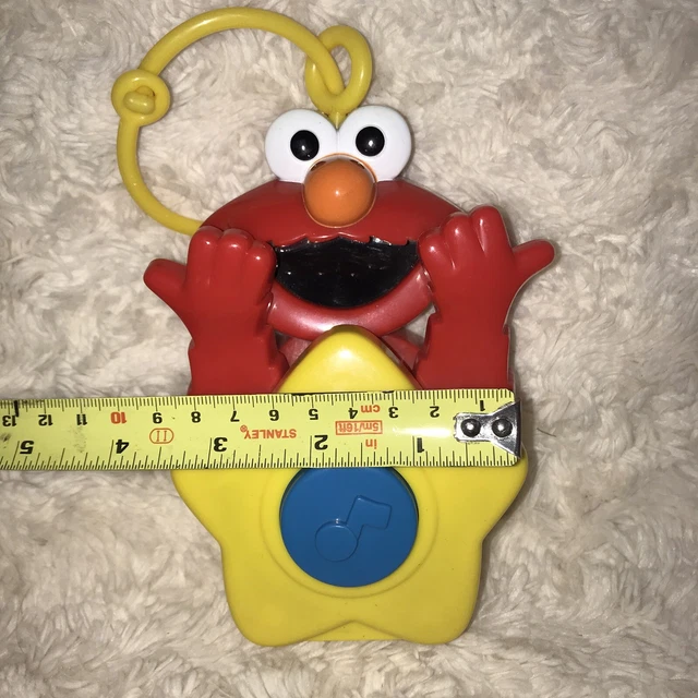 VINTAGE TYCO 1996 Sesame Street Elmo Musical Stroller Car Seat Crib ...