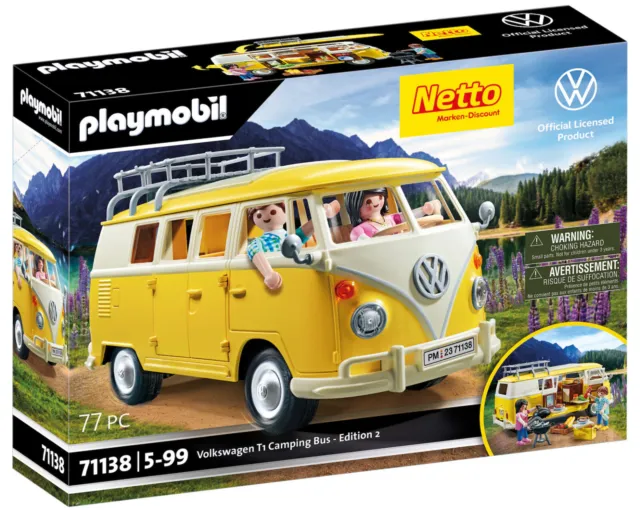 Playmobil 70826 Volkswagen T1 Combi - Edition spéciale : : Jeux et  Jouets