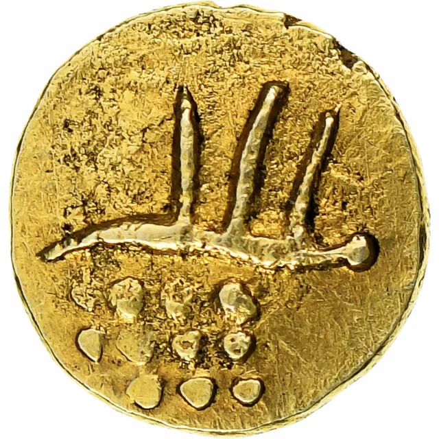 [#1271283] INDIA-PRINCELY STATES, Fanam, XVIth-XVIIIth Century, Gold, AU