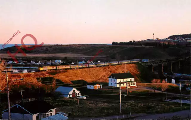 Picture Postcard~ Trois Pistoles, Quebec, Via Train 17 'Chaleur'