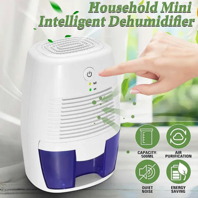 Mini Dehumidifier Dryer Small Electric Compact Quiet Portable Durable Compact UK
