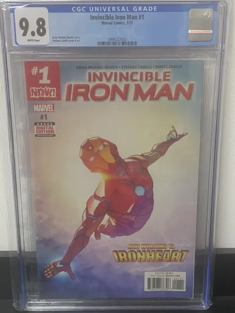 Invincible Iron Man #1 CGC 9.8 (Marvel 2017) 1st Print IRONHEART