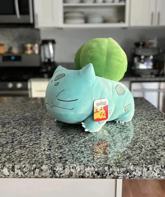 BULBASAUR 2023 PLUSH Sleeping 18” Pokémon Nintendo Official Genuine