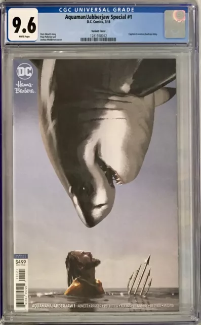 Aquaman Jabberjaw Special #1 CGC 9.6 Joshua Middleton Variant Cover!