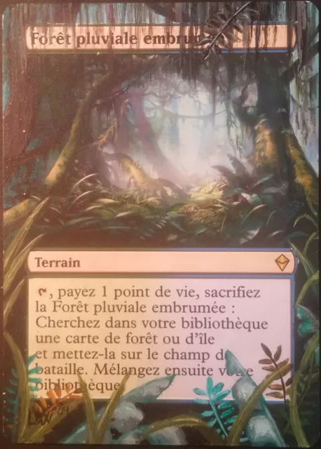 Forêt Pluviale Embrumée Altérée - Altered Misty Rainforest - Magic mtg 1