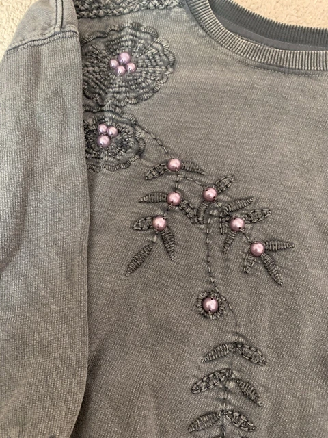 Maglione Swearshirt Next grigio rosa perla nuova senza etichette 5 anni 2