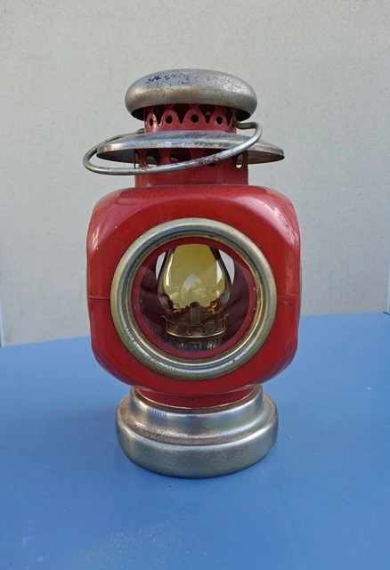 Lampe à Pétrole Vintage Radius No.119 – Lanterne Suédoise En Laiton – Années 1920-40