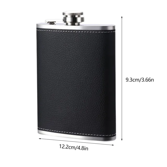 8oz With Funnel Hip Flask For Liquor Gift Leakproof Flagon Stainless Steel Men
