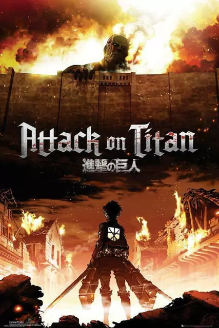 Attack On Titan Poster Manga / Anime 61 x 91,5 cm Plakat Wanddeko Dekoration